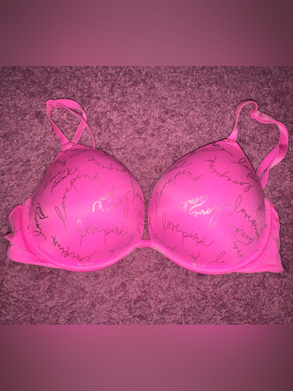 PINK Victoria's Secret (WEAR EVERYWHERE SUPER PUSH UP)Bra!